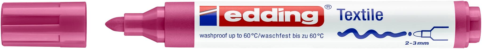 edding 4500 Textilmarker karminrot
