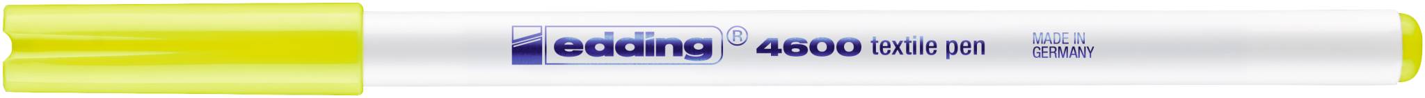edding 4600 Textilstift neongelb