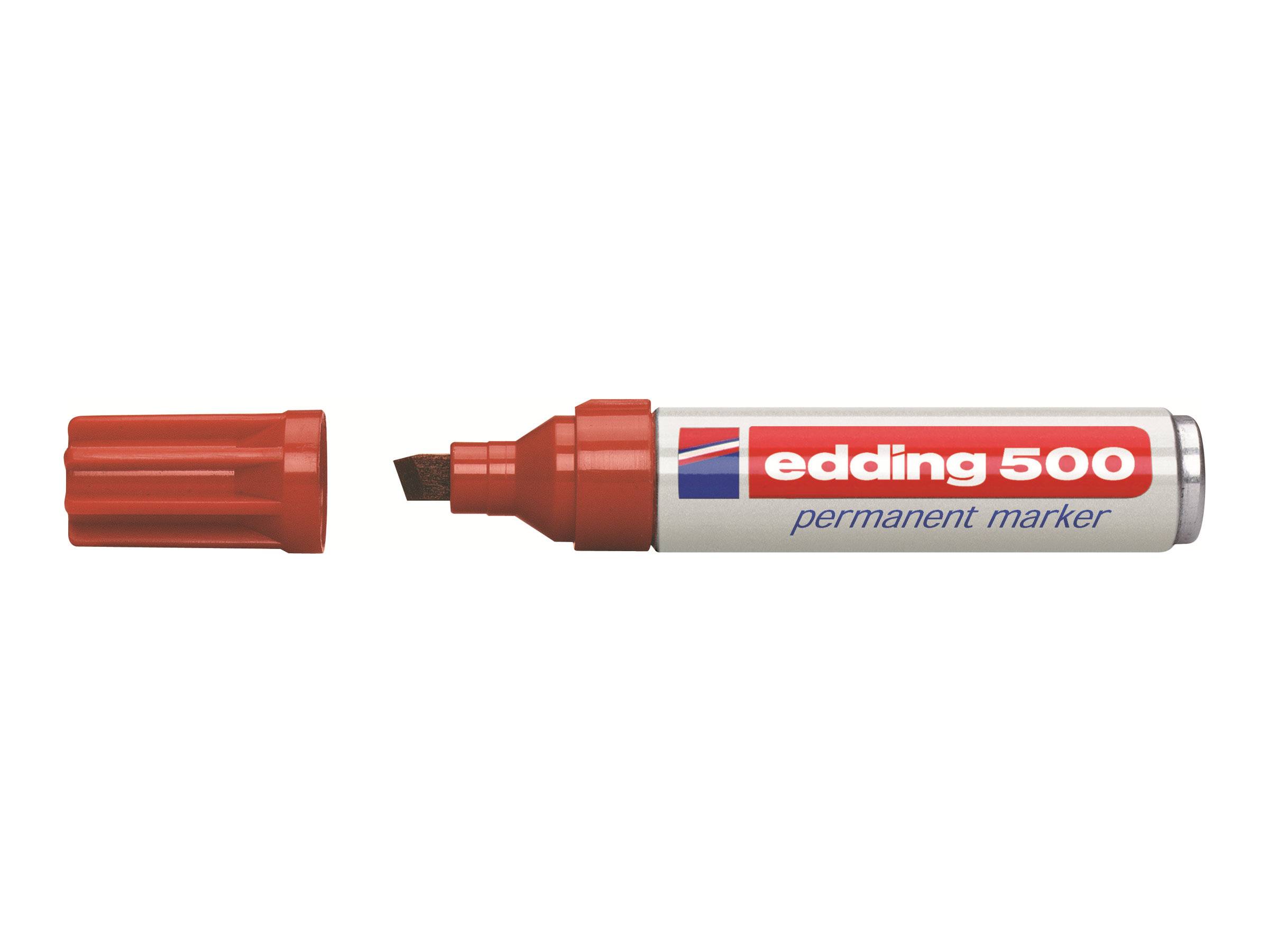 edding 500 - Marker - permanent - für Glas, Metall, Plastik