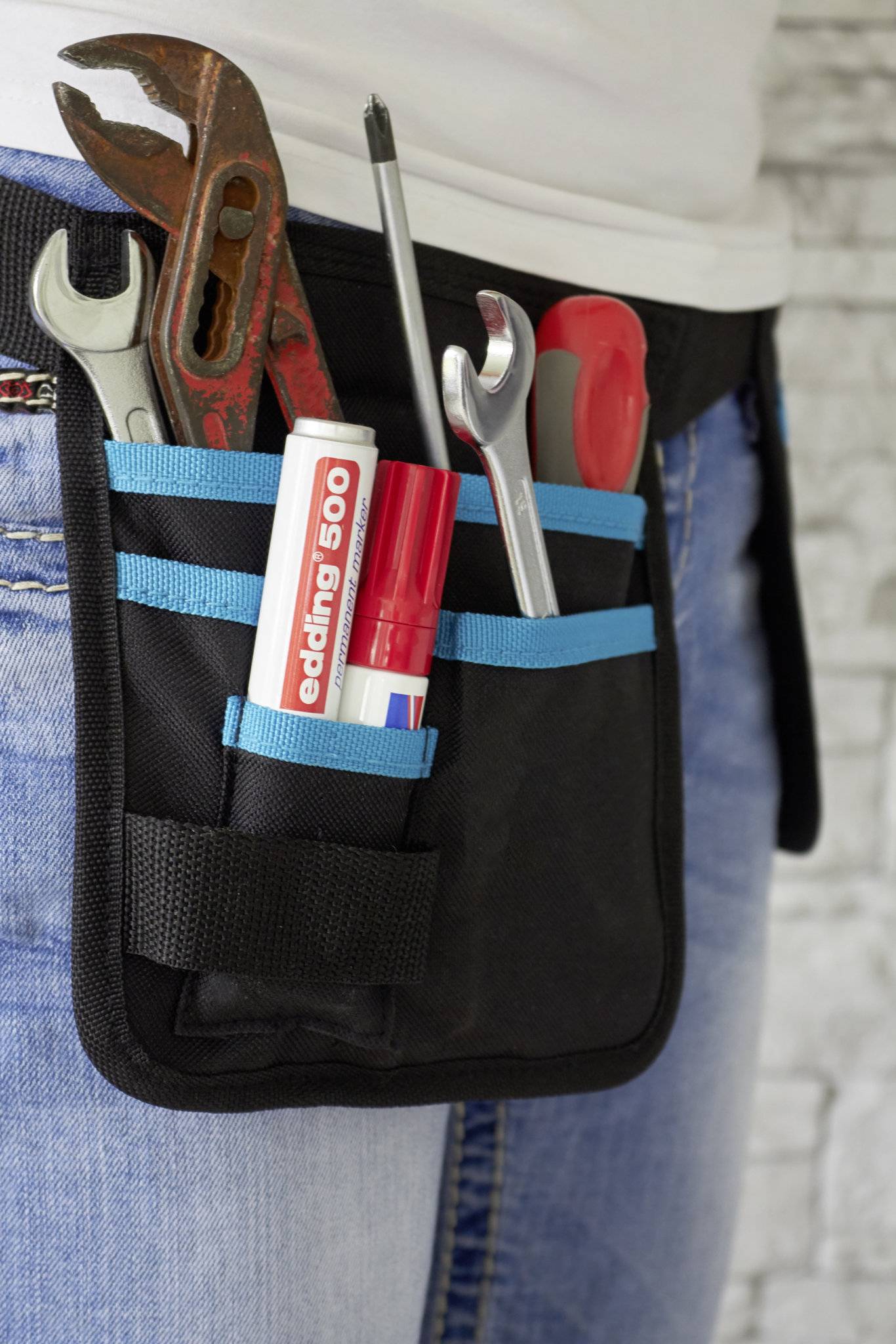 edding 500 Permanentmarker 1er-Blister blau