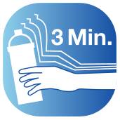 edding 5200 Permanentspray Premium Acryllack pastellblau matt