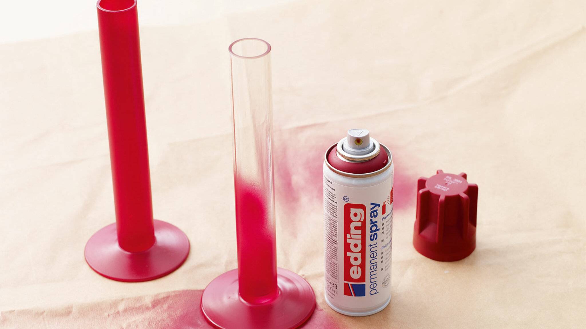 edding 5200 Permanentspray Premium Acryllack purpurrot matt RAL 3004