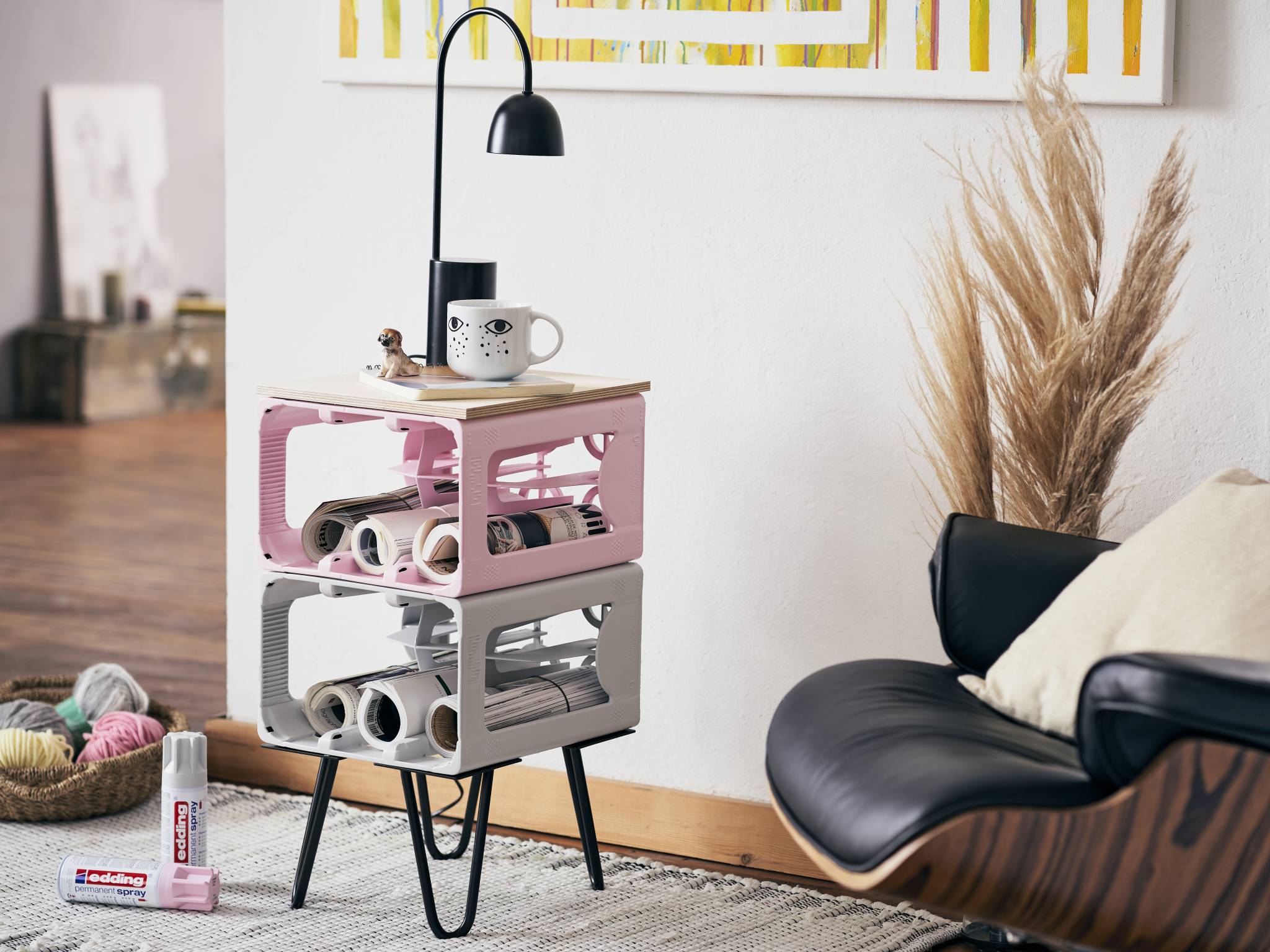 edding 5200 Permanentspray Premium Acryllack lichtgrau matt RAL 7035