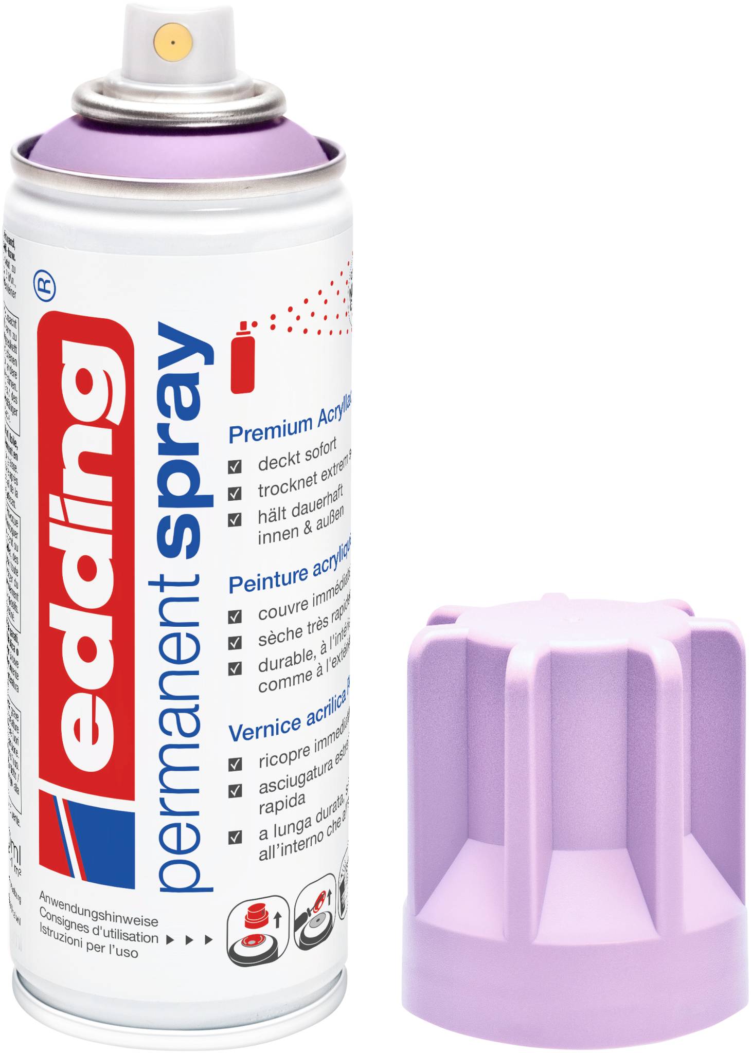 edding 5200 Permanentspray Premium Acryllack licht lavendel matt