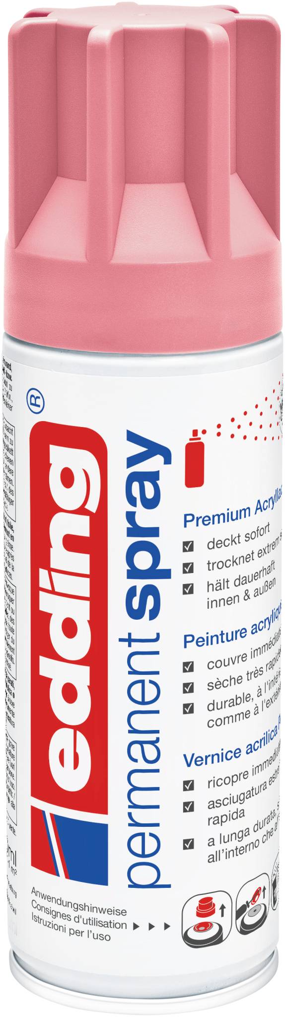 edding 5200 Permanentspray Premium Acryllack edel mauve matt