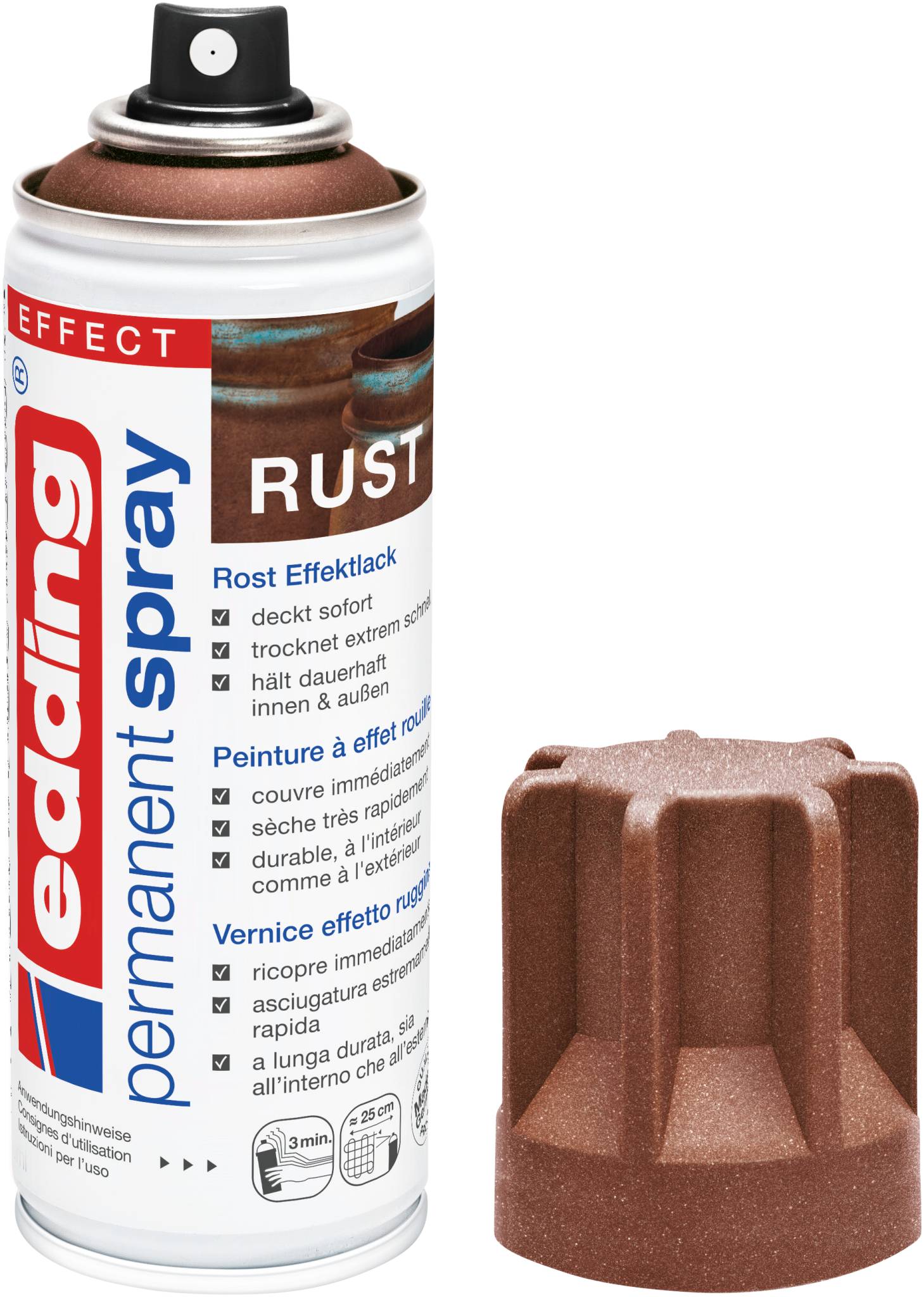 edding 5200 Permanent Spray Premium Acryllack rosteffekt matt