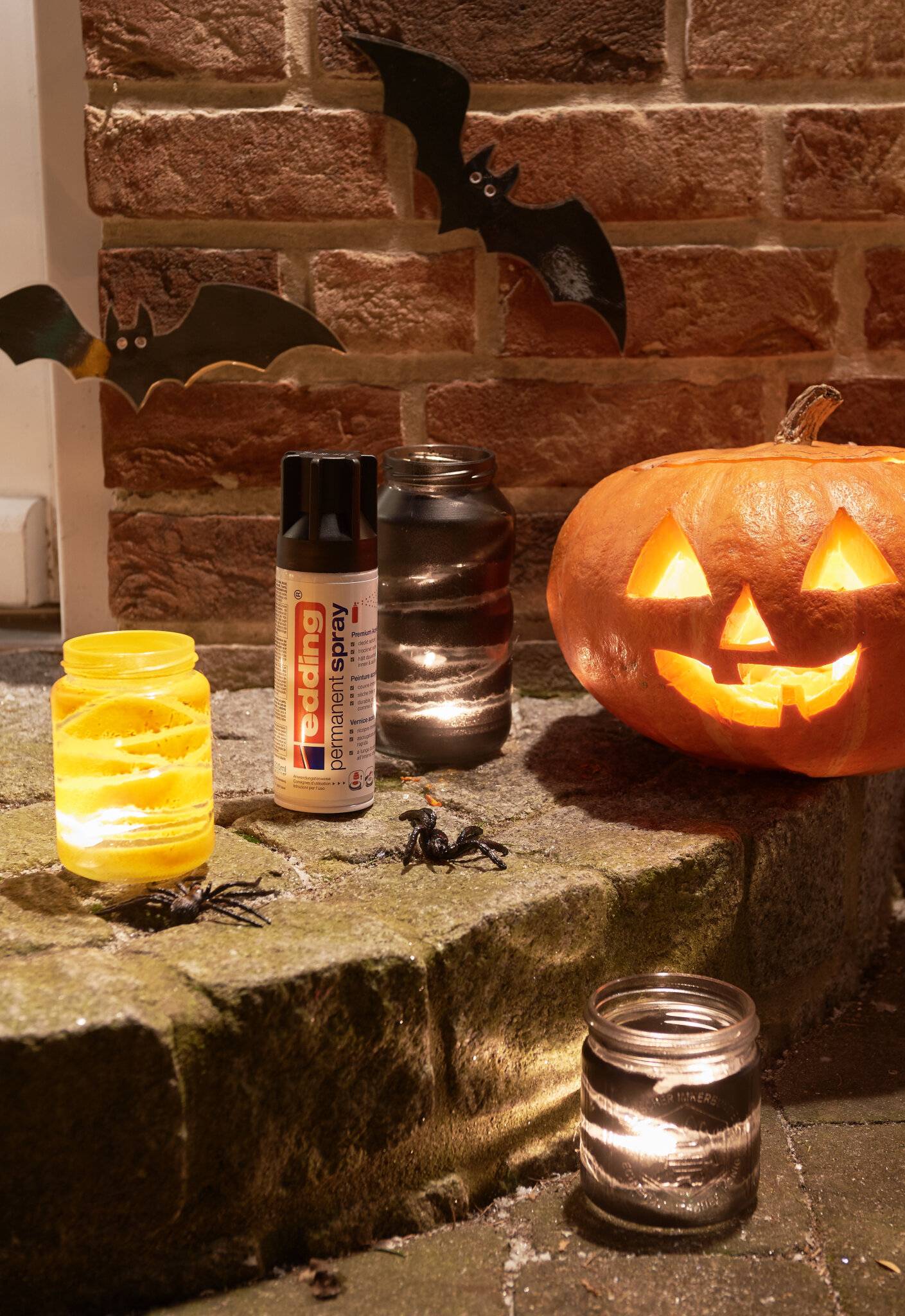 edding 5200 Permanentspray Premium Acryllack tiefschwarz glänzend RAL 9005