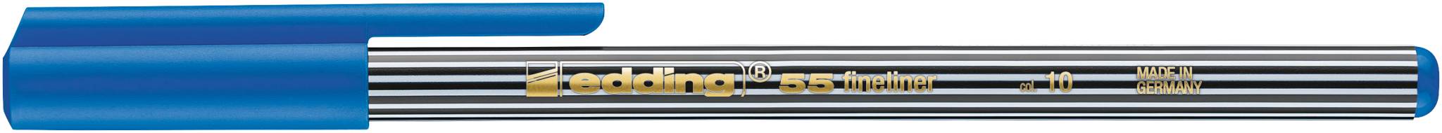 Fineliner edding 55 finepen hellblau 0,3mm