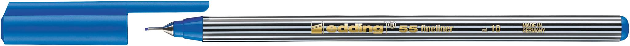 Fineliner edding 55 finepen hellblau 0,3mm