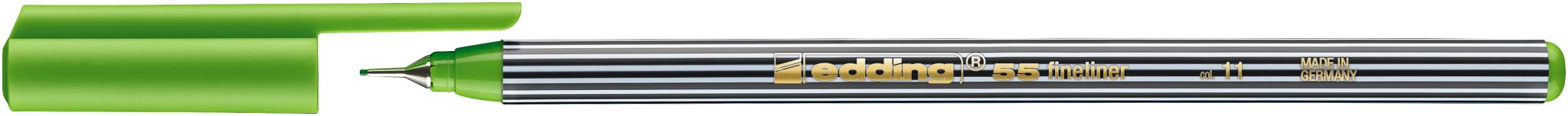Fineliner edding 55 finepen hellgrün 0,3mm