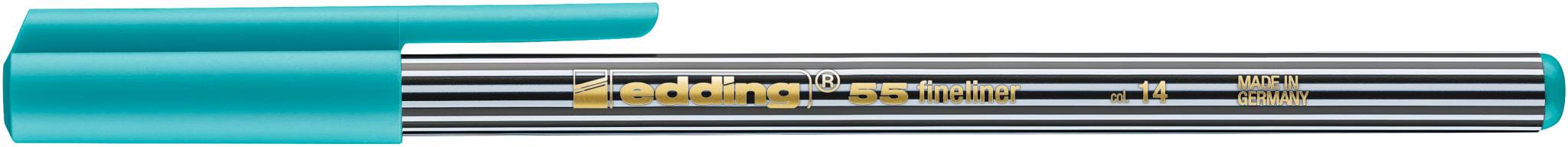 Fineliner edding 55 finepen türkis 0,3mm