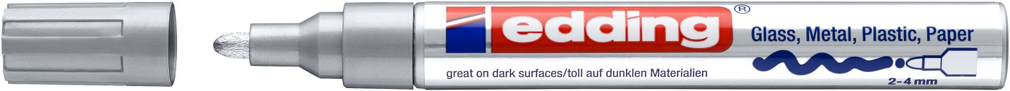 edding 750 Glanzlackmarker silber