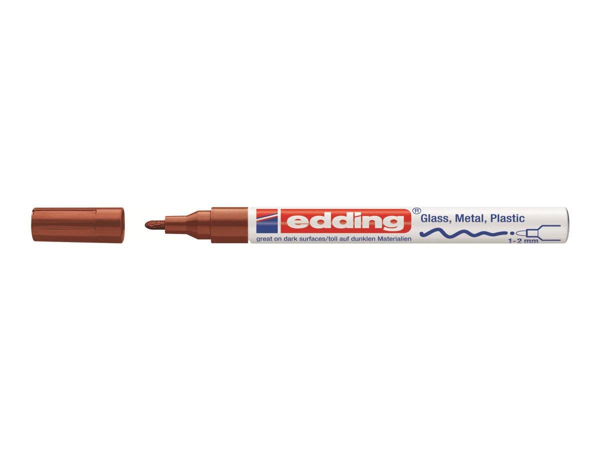 edding 751 gloss paint - Marker - permanent - für Glas, Metall, Plastik