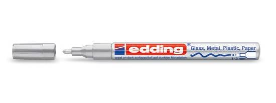 EDDING 751 paint - Marker - permanent - Silber