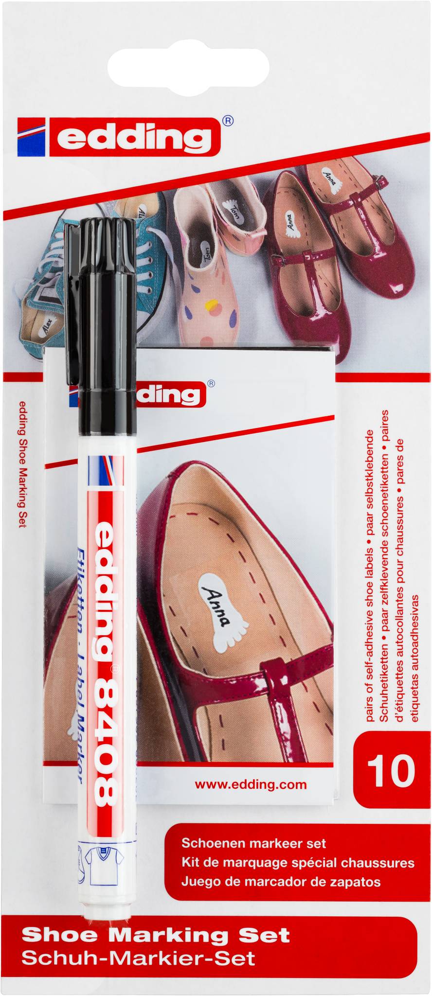 edding 8408 Schuh-Markier-Set