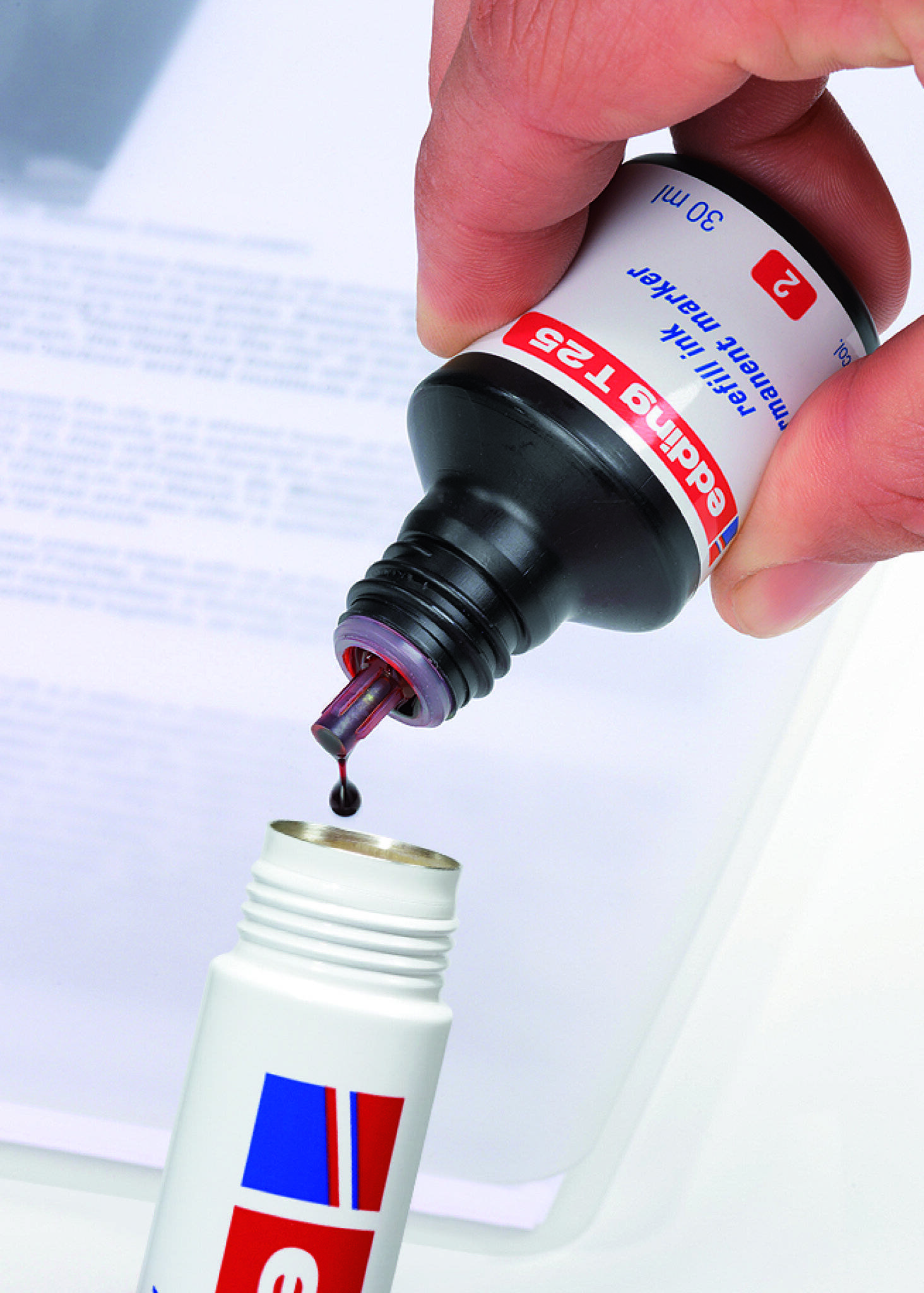 edding T 25 Nachfülltinte Permanentmarker braun