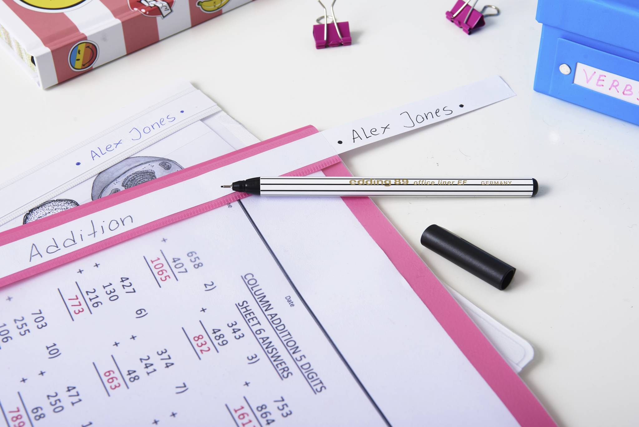 edding 89 office liner EF violett