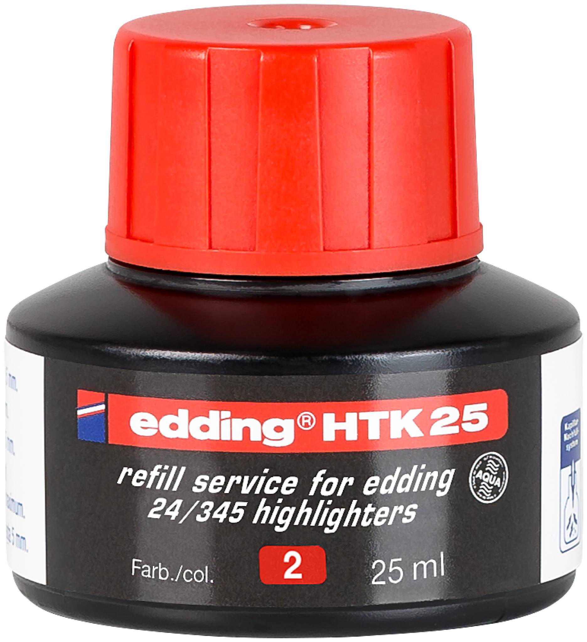 edding HTK 25 Nachfülltinte Textmarker rot