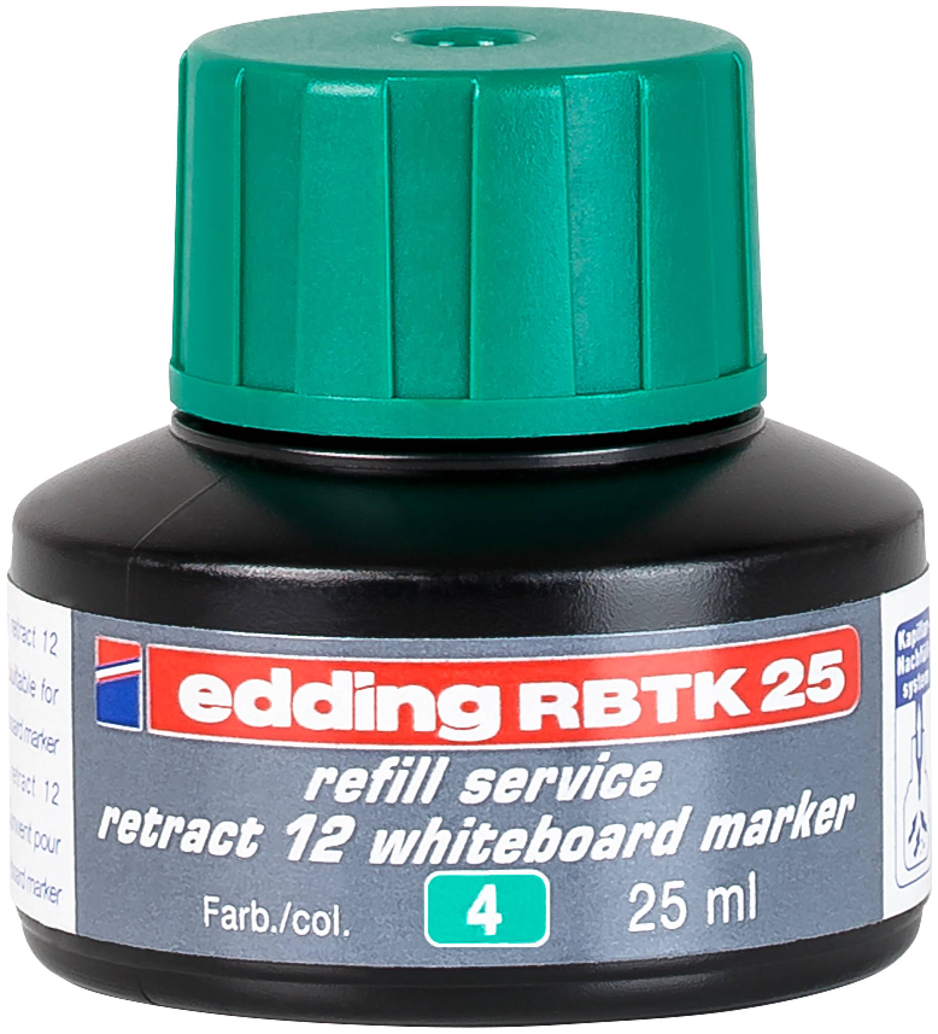 edding RBTK 25 Nachfülltinte retract 12 Whiteboardmarker grün