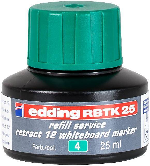 edding RBTK 25 Nachfülltinte retract 12 Whiteboardmarker grün
