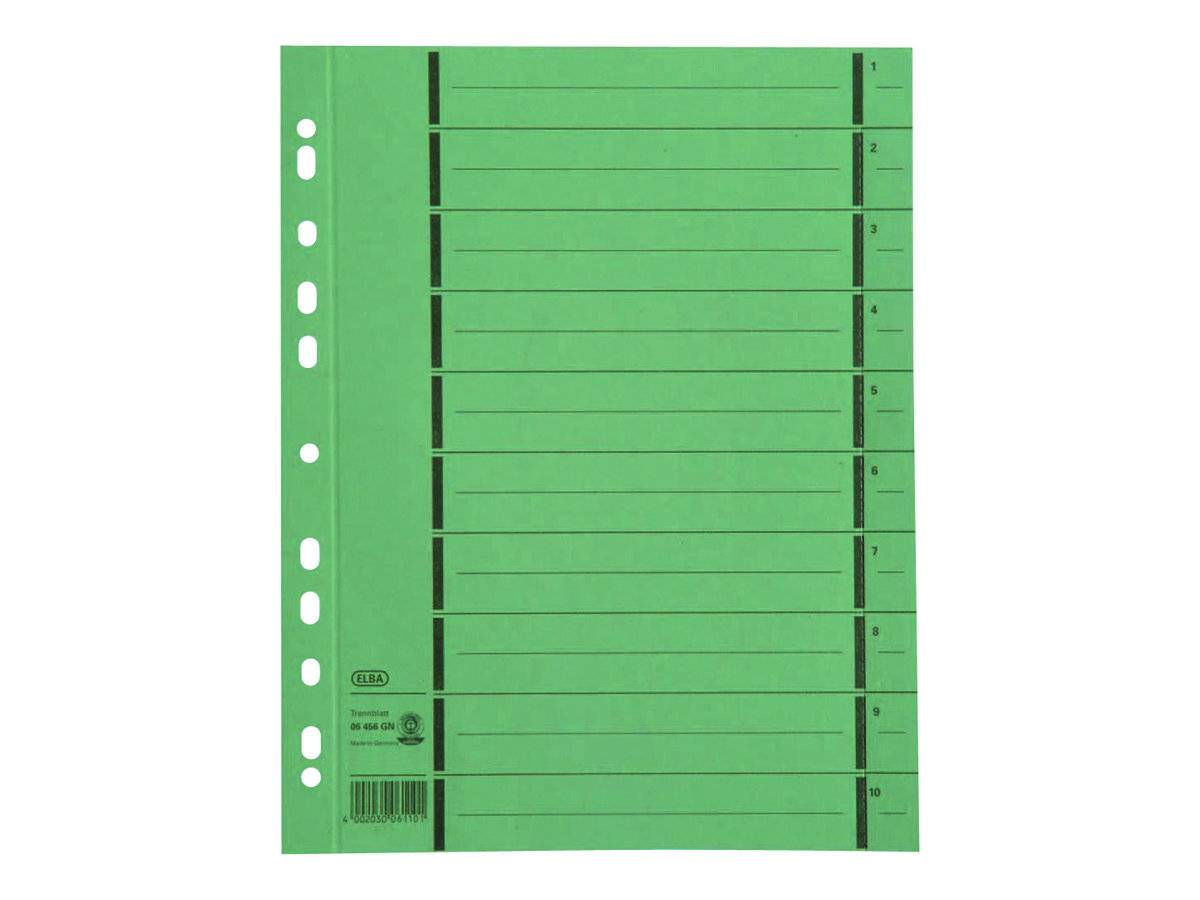 ELBA - Trennelement - 10 Teile - vorgedruckt: 1-10