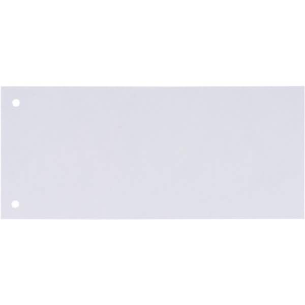 Trennstreifen 24x10,5cm Karton weiß VE=100 Stück