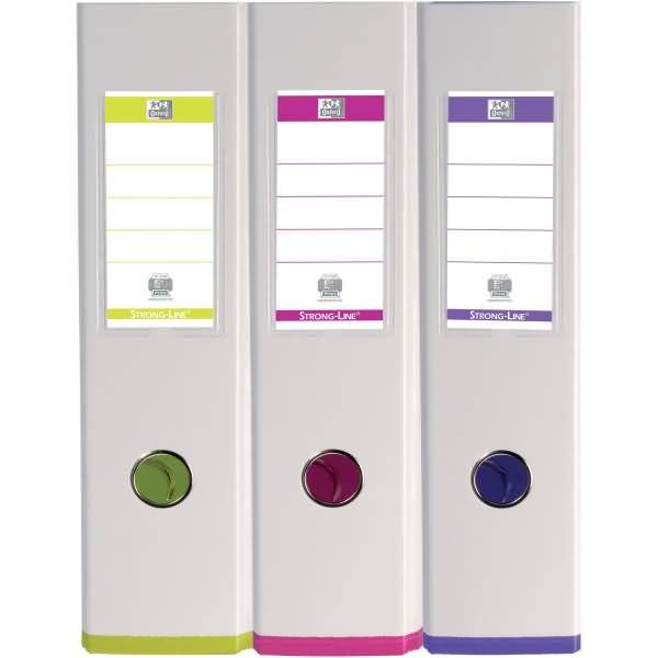 Ordner myColour A4 PP-Folie kaschiert 80mm sortiert