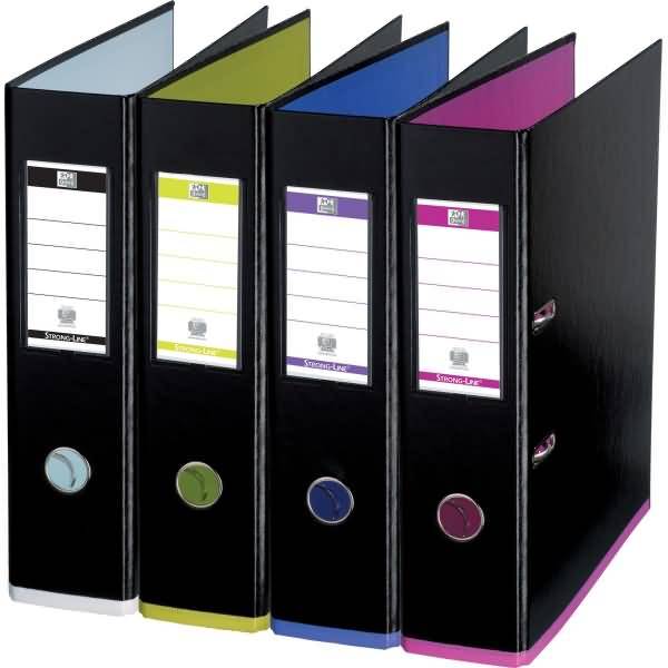 Ordner myColour A4 8cm farbig sortiert