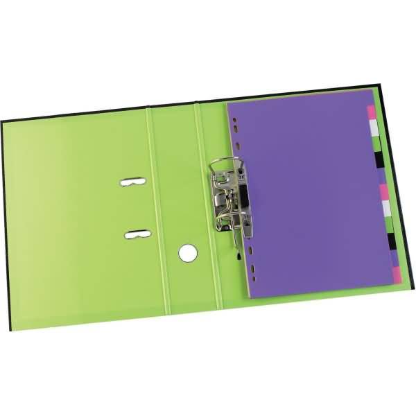 Ordner myColour A4 8cm farbig sortiert