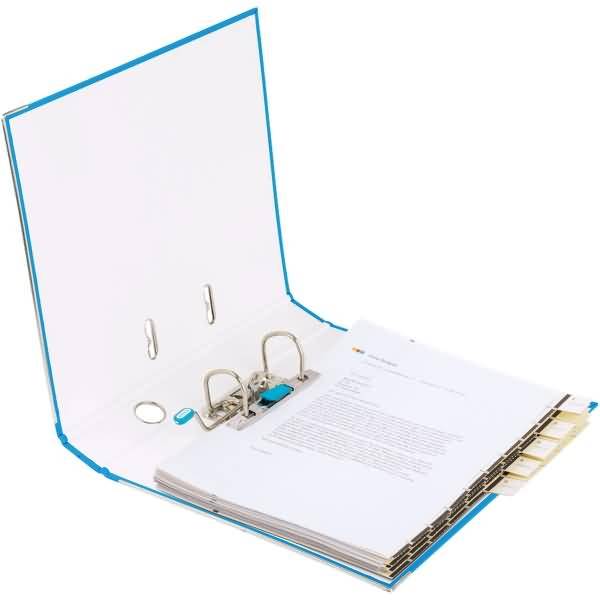 Ordner smart PP/Papier A4 285x318mm 50mm ozeanblau