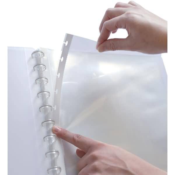 Sichtbuch polyvision A4 PP vario-zipp-Prinzip 20 Hüllen transparent