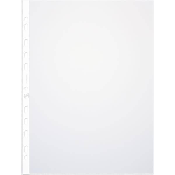 Prospekthülle Standard A4 90my genarbt Universallochung VE=10 Stück