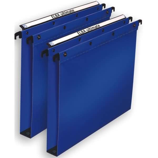 Hängesammler Polypro Ultimate A4 PP 0,5mm 30mm Bodenbreite blau