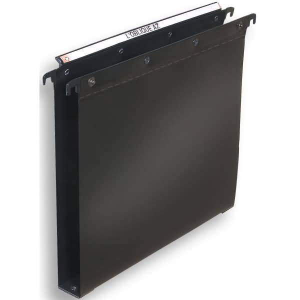 Hängesammler Polypro Ultimate A4 PP 0,5mm 30mm Bodenbreite schwarz