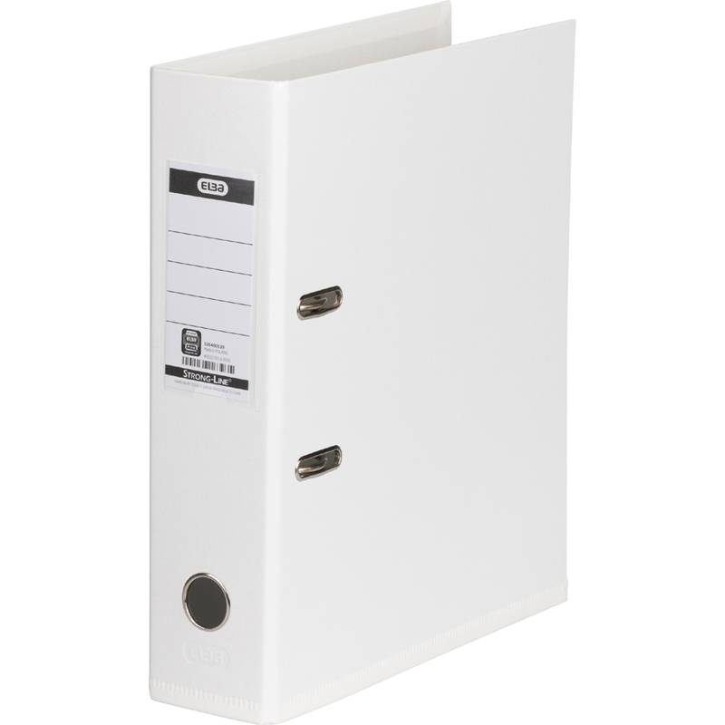 ELBA Ordner "Strong Line", A4, Rückenbreite: 80 mm, weiß