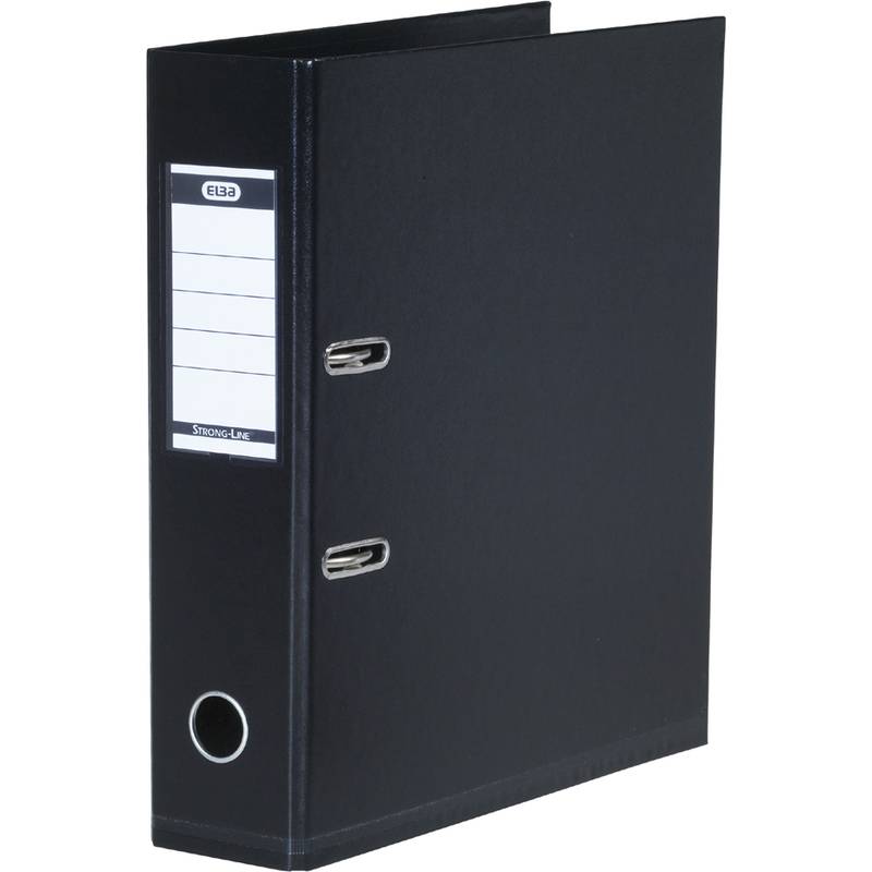 ELBA Ordner "Strong Line", A4, Rückenbreite: 80 mm, schwarz