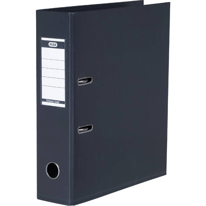 ELBA Ordner "Strong Line", A4, Rückenbreite: 80mm, anthrazit