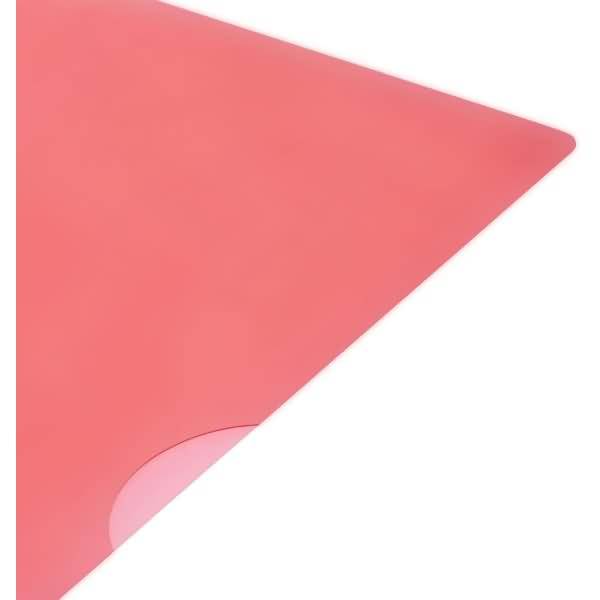 Sichthüllen Premium A4 PVC 150my rot VE=25 Stück