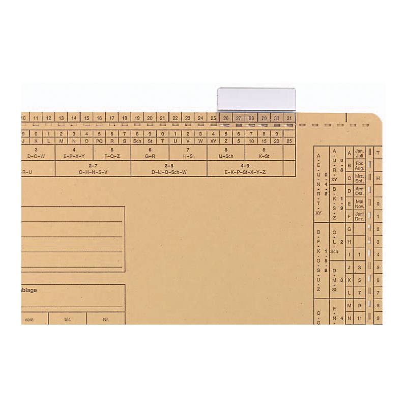 ELBA Vollsichtreiter für Einstellmappen, transparent