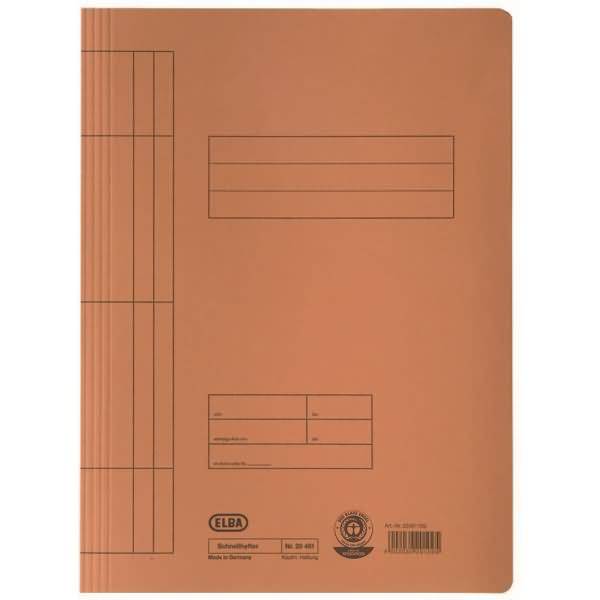 Schnellhefter A4 250g/qm Karton orange