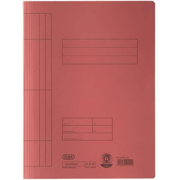 Schnellhefter A4 250g/qm Karton rot