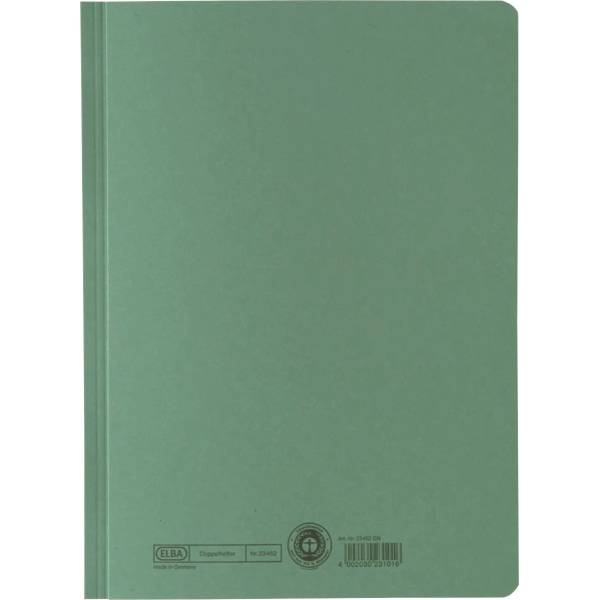 Doppelhefter Karton grün