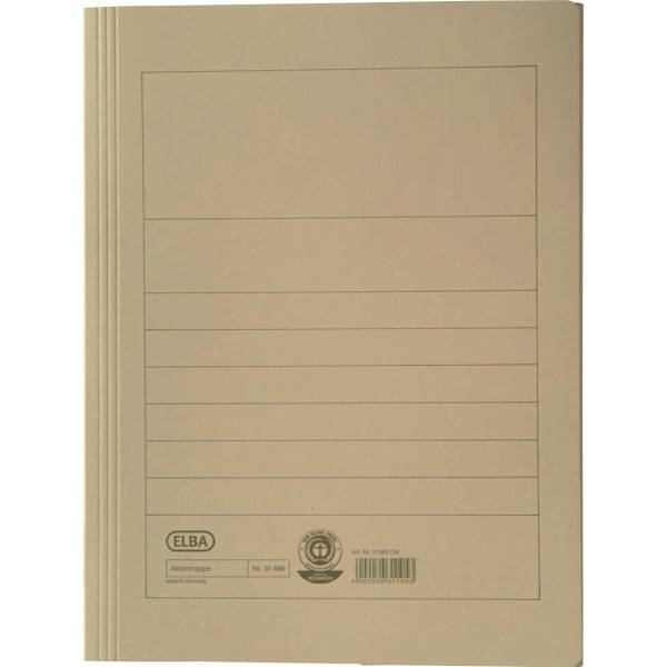 Aktenmappe Karton chamois