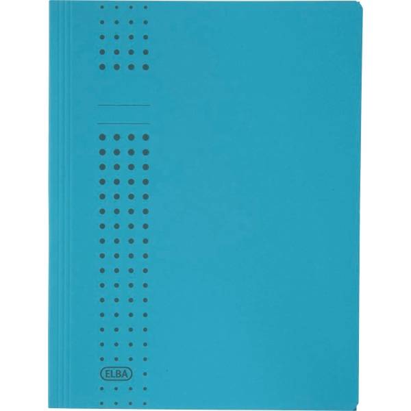 Sammelmappe chic Karton blau