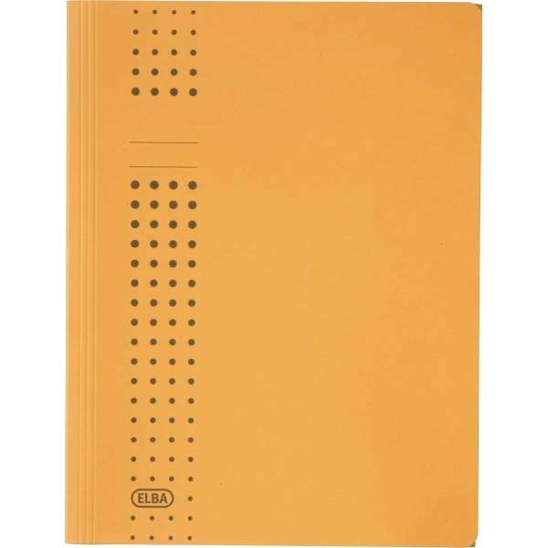 Sammelmappe chic Karton gelb
