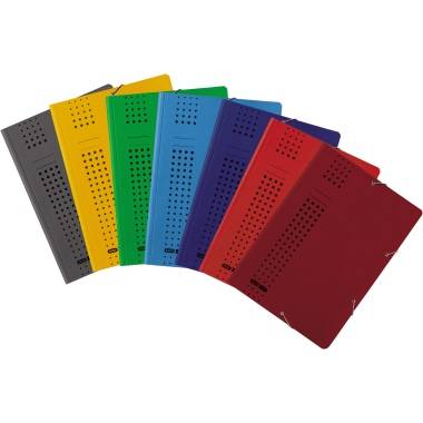 ELBA Eckspanner chic 400010103 DIN A4 150Bl. Karton bordeaux