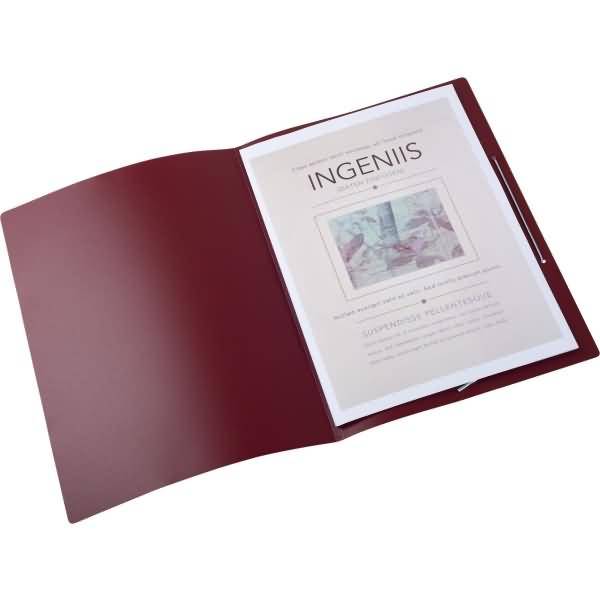 Eckspanner A4 PP bordeaux