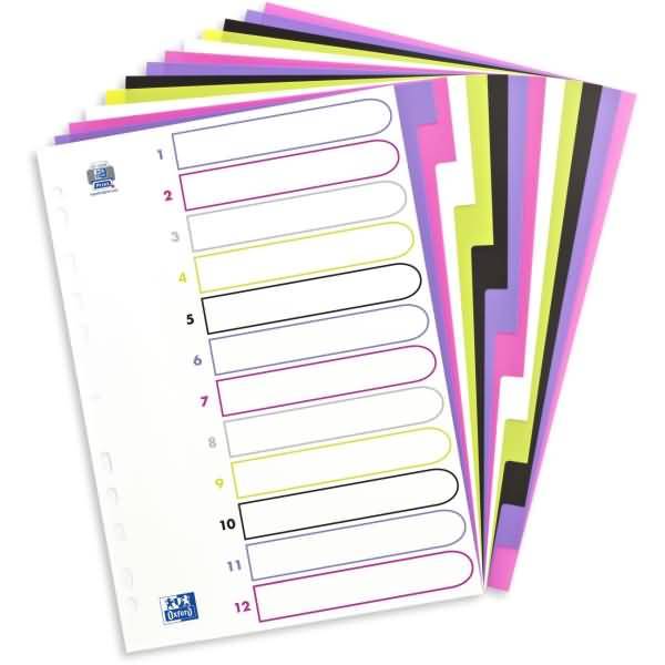Register myColour A4 PP 300 my 12 Blatt sortierte Packung