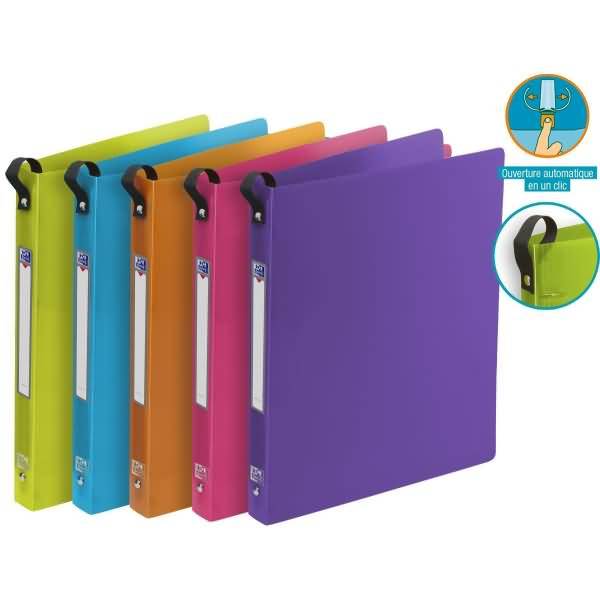 Ringbuch School Life A4 2 Ringe Komfortmechanik farbig sortiert