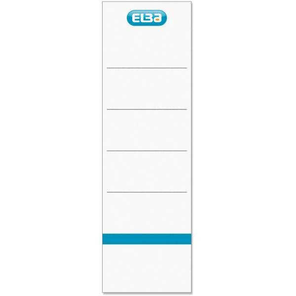 ELBA Rückenetikett für Aktenordner - weiß (Packung mit 10)